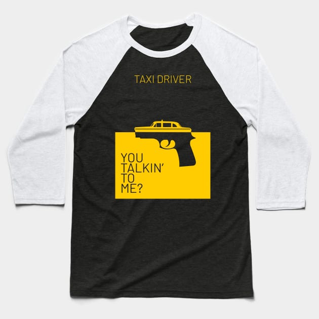 Taxi Driver Cult Movie Baseball T-Shirt by TEEWEB